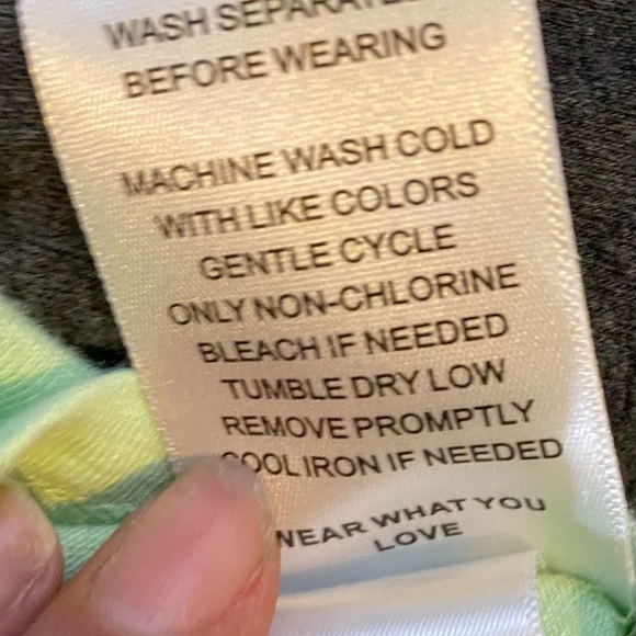 Torrid Baseball Tee - Super Soft Slub Not Average Green & Grey Size 3X - Picture 8 of 8